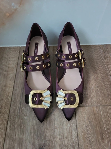 Uterque purple bejewelled