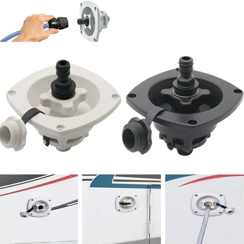 Durable mains water inlet with - water,