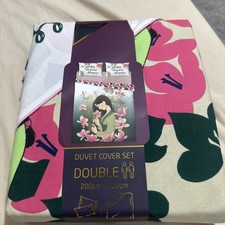 Disney MULAN  Reversible Double Duvet Set Rare primark