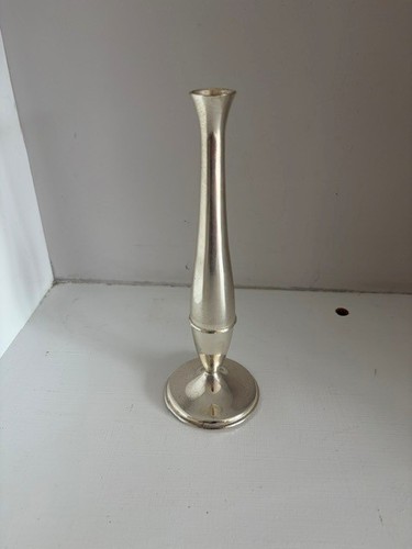 Silver plated candlestick - silver,