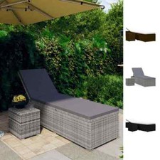 Rattan Sun Lounger Set Wicker