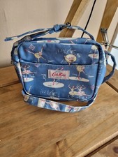 Cath Kidston Cotton Coated Ballerina Shoulder Bag Adjustable Strap 