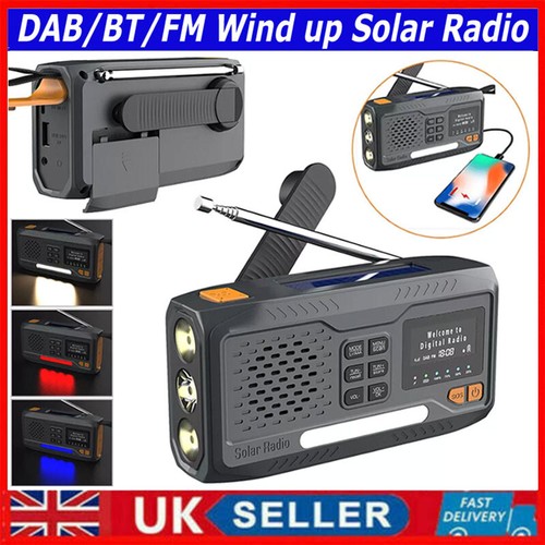 Dab wind solar radio - dab/bt/fm,
