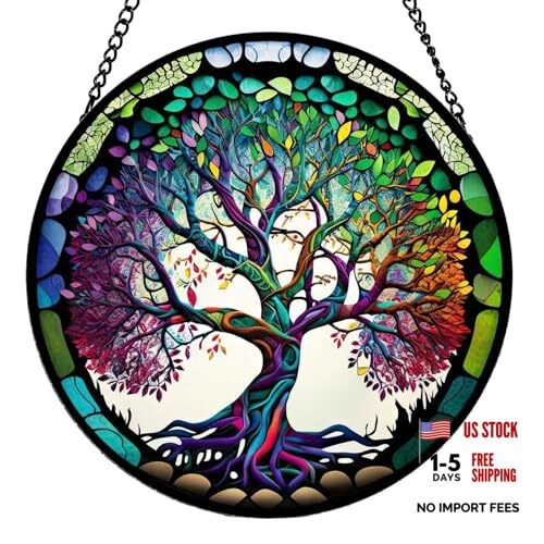 Inch stained glass window - 7.87,