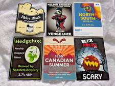 6 x  real ale beer pump clip