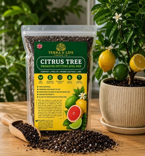 Citrus tree potting soil - citrus,