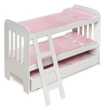 Doll Bunk Bed with Bedding