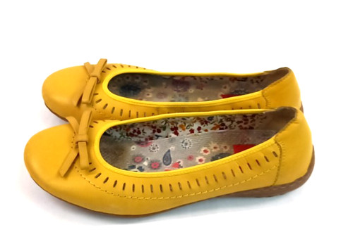 Reiker leather yellow - leather,