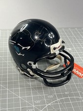 Vintage Mark Brunell Signed Riddell Jacksonville Jaguars Speed Mini-Helmet 3 5/8