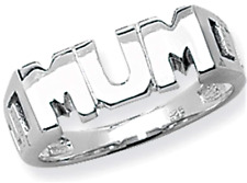 silver mum ring size r 925 sterling silver new other sizes available 2.9g
