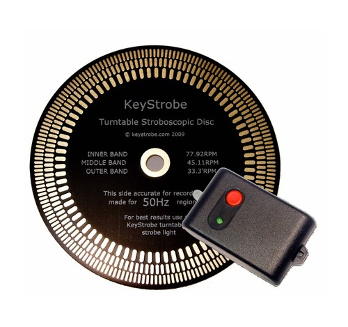 Keystrobe gold disc - au, +