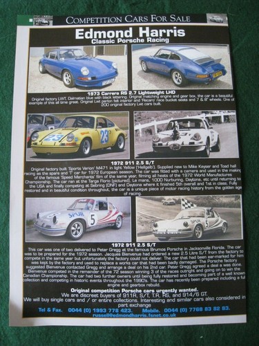 Edmond harris classic porsche - classic,