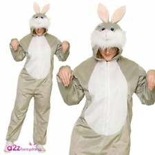 Adult Grey Deluxe Easter Bunny
