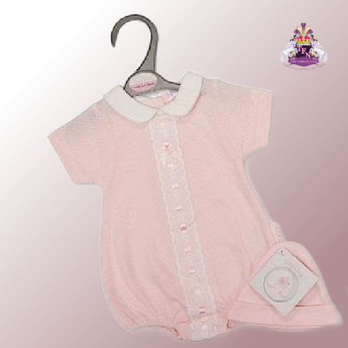 Baby girls knitted romper - baby,