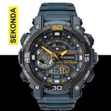 Sekonda 1349 Sports Analogue  Digital Large Case Watch RRP £59.99 2 Yr Guarantee