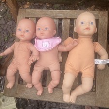 3 Baby Dolls To Dress ~ 11", 13" & 14”Vinyl & Soft Bodied Undressed Dolls