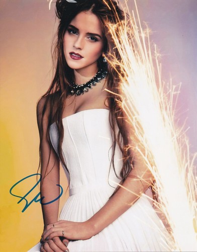 New autographed emma watson - autographed,