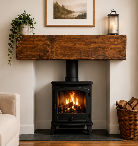 Wooden mantel shelf beam - mantel,