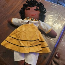 Vintage Two Faced Rag Doll  35