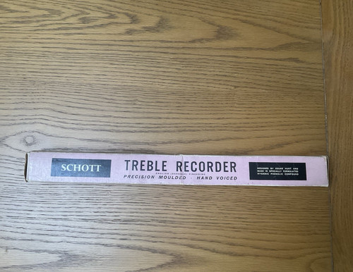 Schott treble recorder - treble,