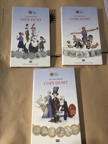 Great british coin hunt - coin, albums