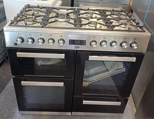 Beko 100cm dual fuel range - beko,