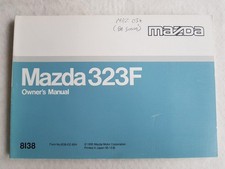 MAZDA 323F Car Owners Manual