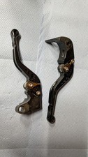 Short Brake Clutch Levers Suzuki GSXR1000 2005-06 K5 K6 may fit others - Used