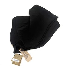 Burberry Black Plaid Silk