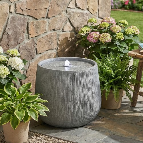Outdoor water fountain bowl - outdoor,
