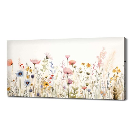 Pastel pink spring wildflowers - pink,