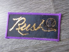 Original RUSH 1980's Sew on