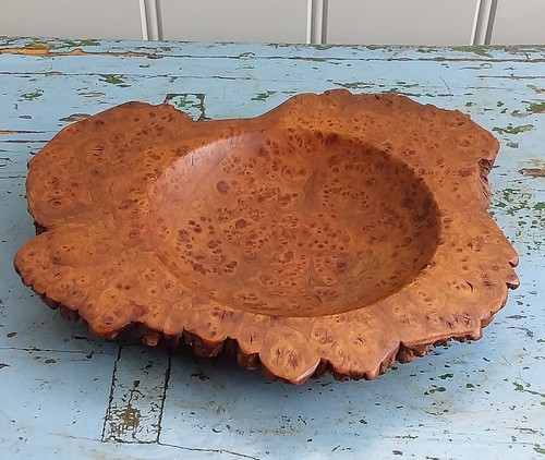 Wych elm burr - wych, handcrafted