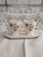 Vintage Ceramic Set Of 4 Egg
