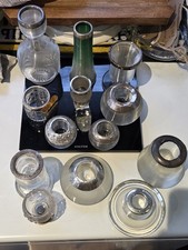 A Job Lot Of 13 Silver Mounted