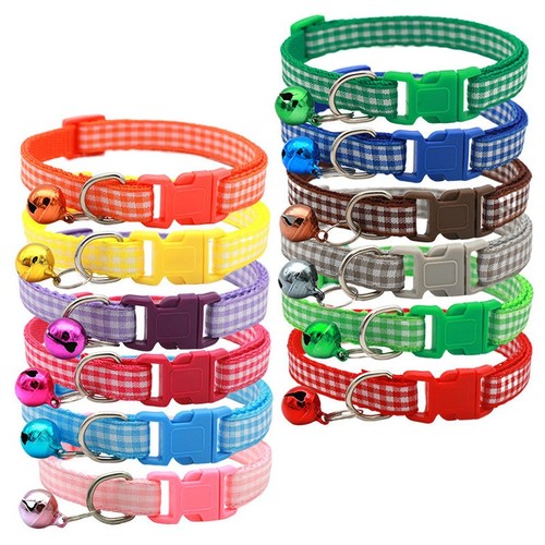 Tartan plaid kitten collar - tartan,