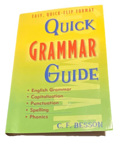 Quick grammar guide f - quick,