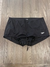 Mens Speedo Drag Suit Briefs Swimsuit Black 32