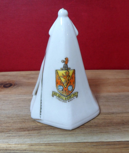 Crested ware china ww1 tent - china,