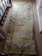 next green santiago eyelet lined curtains[ 135 cm wide 229 cm drop]