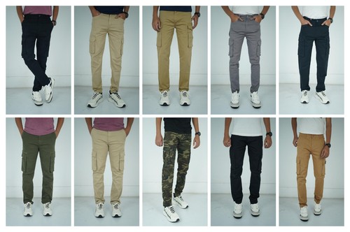 Men flex cargo trousers - men's,