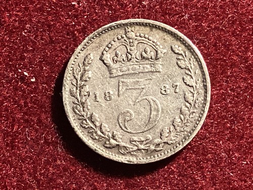 Queen victoria threepence - victoria, 3d
