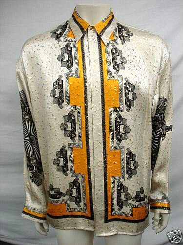 Nwt mens creme silk - mens, de
