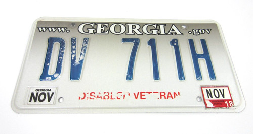 Georgia disabled vet license - disabled,