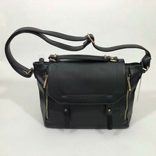 JustFab Black Shoulder Saddle