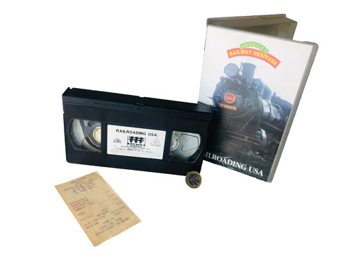 Vhs video tape railway - video,
