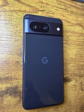 Google Pixel 8  128GB - Obsidian (Unlocked) Good condition with pink line on lcd