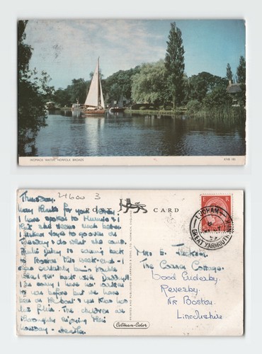 Vintage postcard womack - postcard, water
