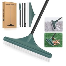 ORIENTOOLS Grass Rake for Artificial Grass, Turf Rake Artificial Lawn Brush 