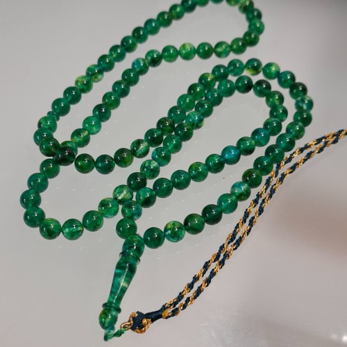 Amber rosary 99 sphere - amber,